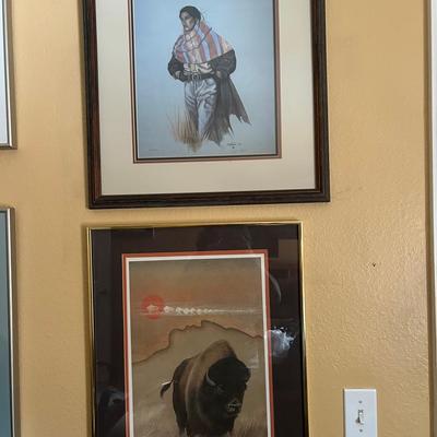Native American Artists Dana Tiger & Johnny Tiger Jr. – Signed & Numbered Limited Edition Prints