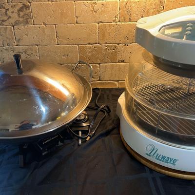 NuWave Infrared Oven & Electric Wok Combo – Tested & Working!