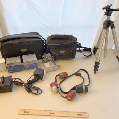 Camera Access. - Digital Optics Lens, Chargers, Film Belt & Stand