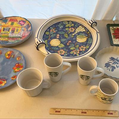 Ceramic Lot - Starbucks , Montelupo Ceramic , Lovegrove Melamine  