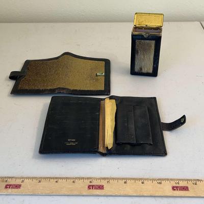 Real Seal Fur Vintage Wallets & Cigarette Box