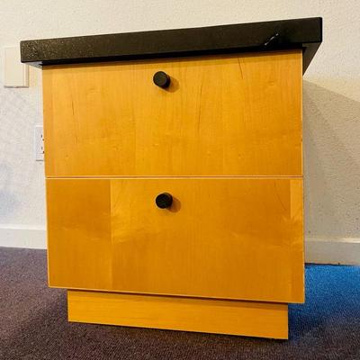 Custom Marble Top Nightstand 