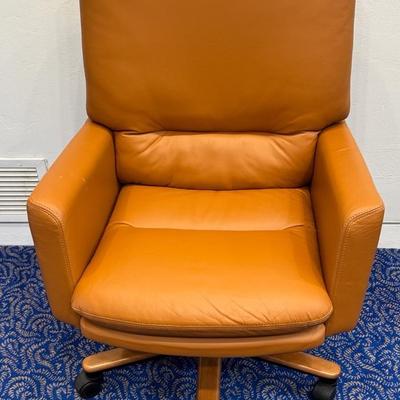 Adjustable Leather Cartwright Executive Chair #1