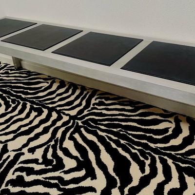Abraxas Leather Bench