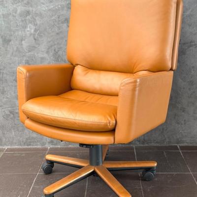 Cartwright Adjustable Executive Leather Chair #7