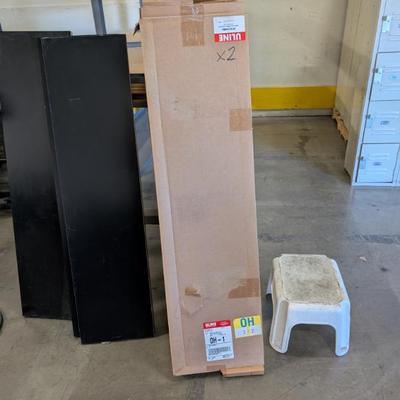 Slatwall shelving / track system shelving