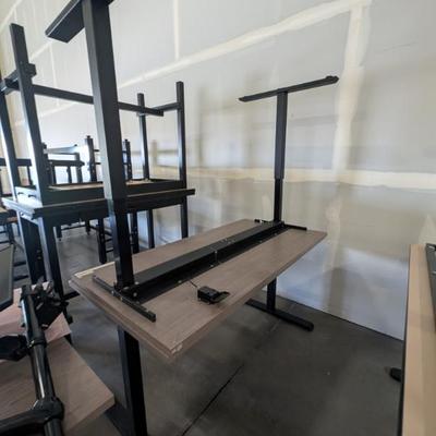 Hi Max Innovation Sit-Stand Desk. Manual Operation
