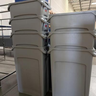 23 gallon Slim Jim waste bins