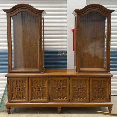 Mount Airy Co. Buffet Cabinet With Glass Shelves