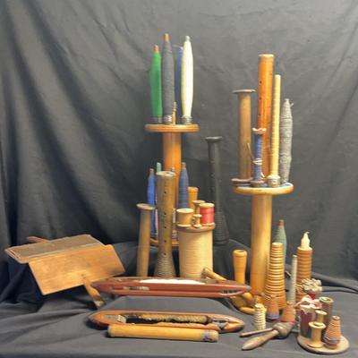 BE632 For The Collector A Collection Of Spools & Yarn