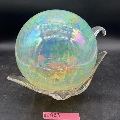 BE923 Large Glass Sphere With Glass “Stand”