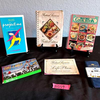 BE559 Richard Simmons Deal-A-Meal Books & Cassettes