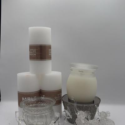 BE663 Decorative Candles And Glassware