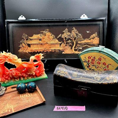 BE910 Variety Of Asian Art & Figurines!!