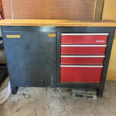 BE871 Craftsman Metal 4 Drawer Tool Cabinet