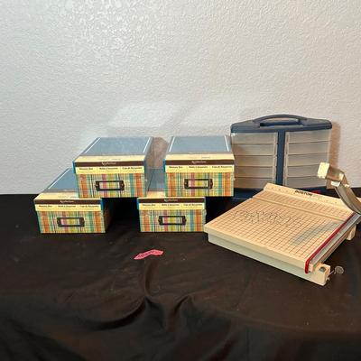 BE544 Scrap Book Accessories: Cutting Board & Designer Boxes