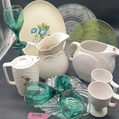BE908 Frankoma, Depression Glass & More
