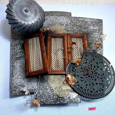 BE500 Metal & Wood Wall Sculpture