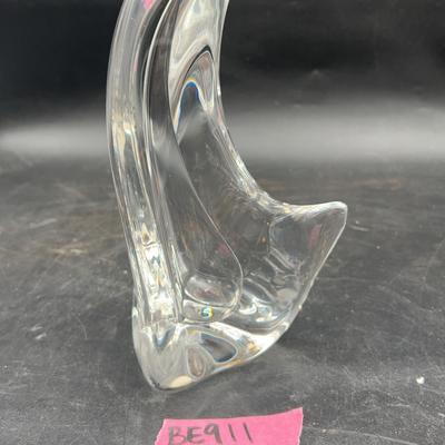 BE911 Vintage Large Italian Blown Glass Penguin