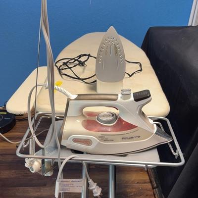 BE627 Ironing Board With 2 Irons 