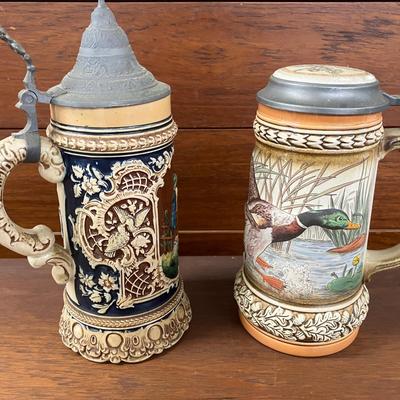 2 Beer Steins