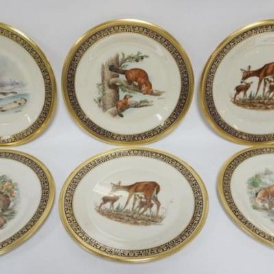 Sale Photo Thumbnail #134: 1134	6 LENOX WOODLAND AND WILDLIFE LIMITED EDITION PLATES, EACH APPROXIMATELY 10 1/2 IN

