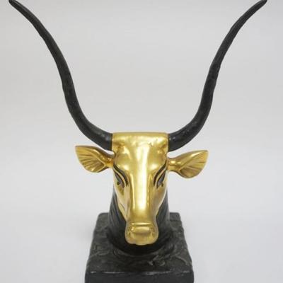 Sale Photo Thumbnail #64: 1064	BOEHM *SACRED COW HEAD* LIMITED EDITION, EGYPT SALUTES THE US BICENTENNIAL, #9 APPROXIMATELY 12 IN H
