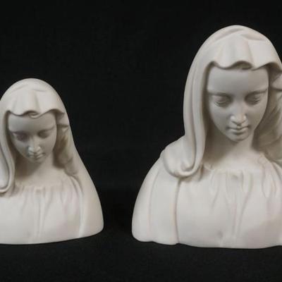 1001	BOEHM PARIAN MADONNA, GROUP OF 2, TALLEST APPROXIMATELY 6 IN HIGH
