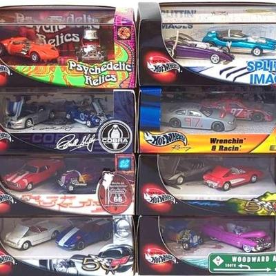 Hot Wheels in Hard Display Cases