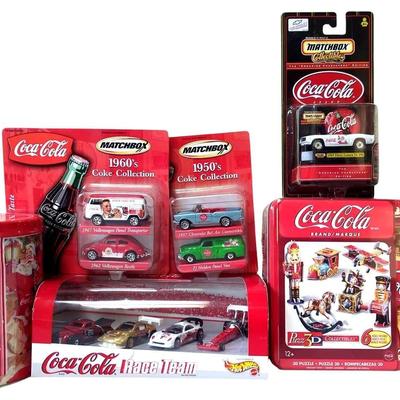 Coca-Cola Puzzles and Model Cars