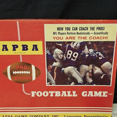 APBA Pro League Football Game 1960 and 1965