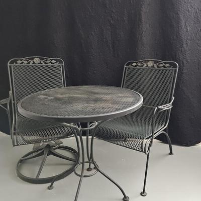 Wrought Iron Patio Dining Set