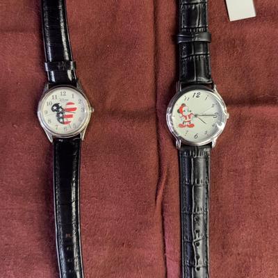 Two Mickey Mouse Disney Watches 