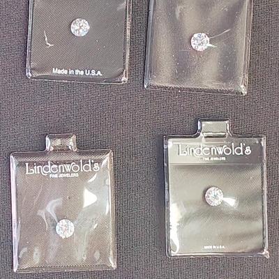 Four 1 Carat Loose Cubic Zirconia Round Cut Gem Stone 