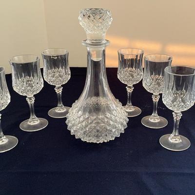 Decanter With 6 Glasses 