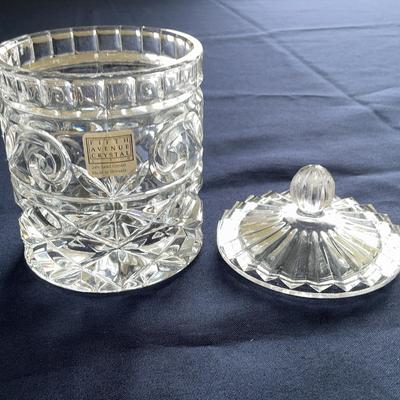 Fifth Avenue Crystal Covered Jar