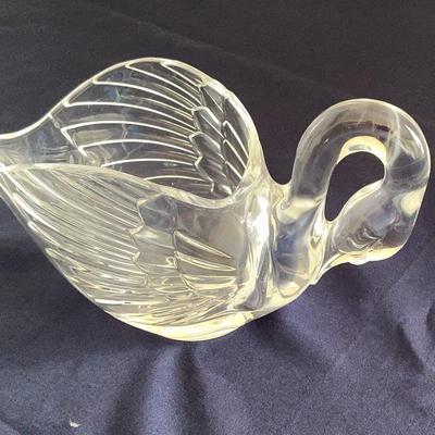 Cristal D’Arques French Leaded Crystal Swan Bowl