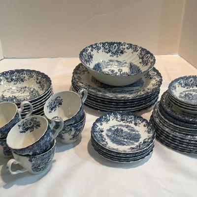 Johnson Bros “Coaching Scenes” Ironstone Dishes 