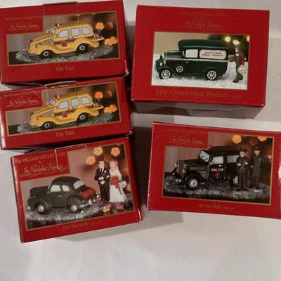 Lot Of 5 St Nicholas Square Vehicles 