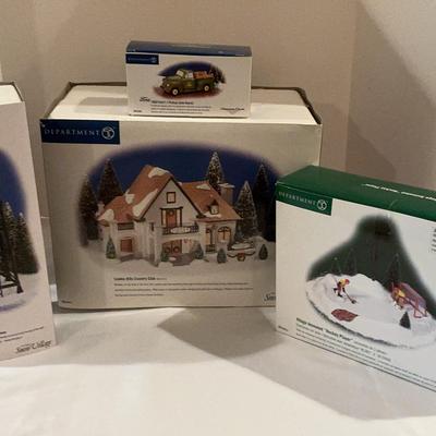 4 Department 56 Holiday Items 