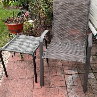 Outdoor Chair And Side Table 