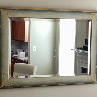 Handpainted Floral Mirror