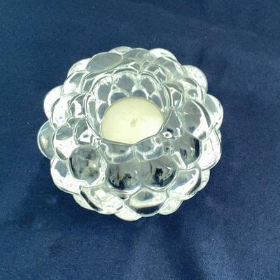 Orrefors Crystal Tealight Candle Holder