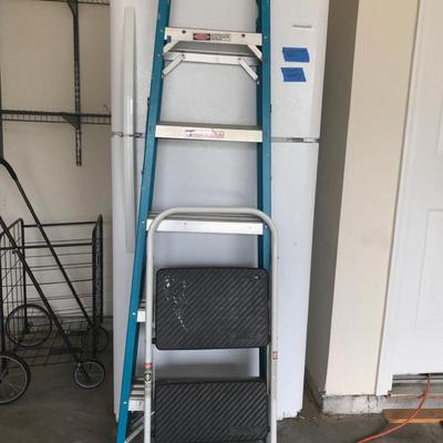 Werner 6 Foot Step Ladder And A Two Step Stool