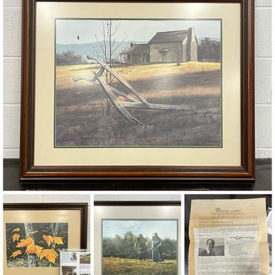 Ken Schulz Signed & Numbered Prints - Framed 19x22” To 30x36”