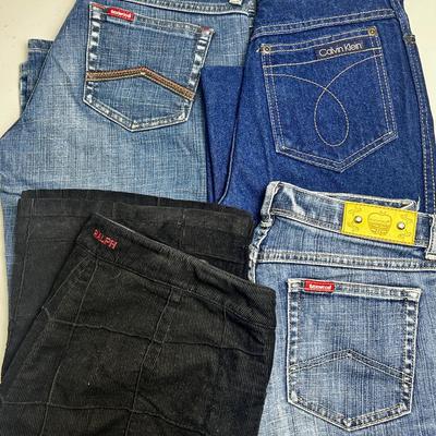 Vintage Texwood, Ralph Lauren & CK Women's Jeans & Corduroy Pants - Size 2-4