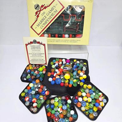 Marbles Including Divided Core Swirl 1.5” Diameter