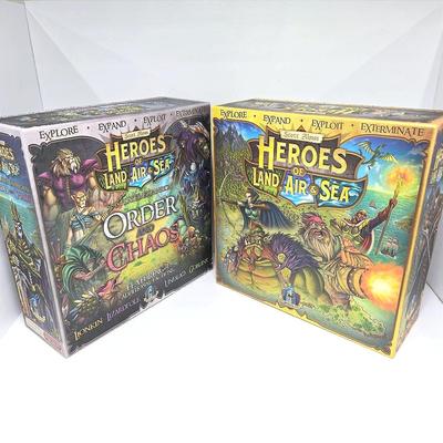 Heroes Of Land Air & Sea Board Game Plus Order And Chaos Expansion