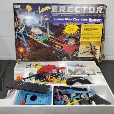 Vintage 1987 Ideal Laser Erector Set 