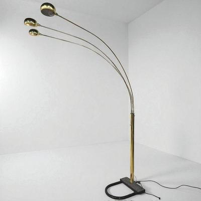 Arc Floor Lamp With Brass Finish - 92”h
